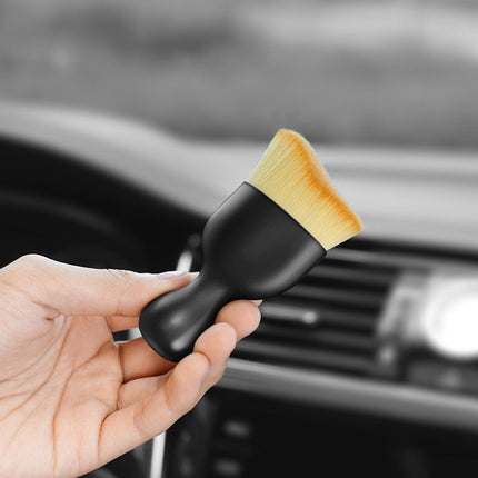 Car Interior Cleaning Brush with Flexible Bristles for Air Vents, Cup Holders and Panel Gaps, Car Detailing Brush