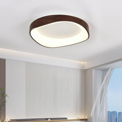 Nordic Wood Grain Ceiling Light with Energy-Efficient LED | Soft Glare-Free Illumination for Modern Spaces