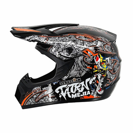 Full Face Motorcycle Helmets, Dirt Bike Helmet with Visor, Off Road Motocross Helmet, Motorcycle Gear for Trail Riding
