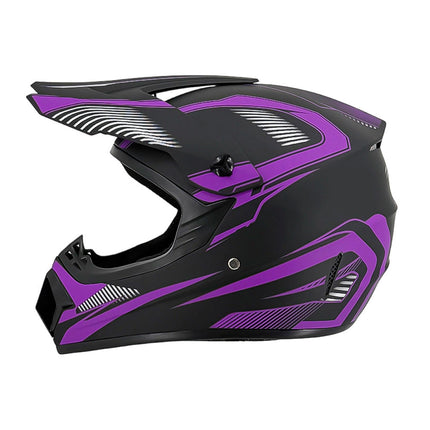Full Face Motorcycle Helmets, Dirt Bike Helmet with Visor, Off Road Motocross Helmet, Motorcycle Gear for Trail Riding