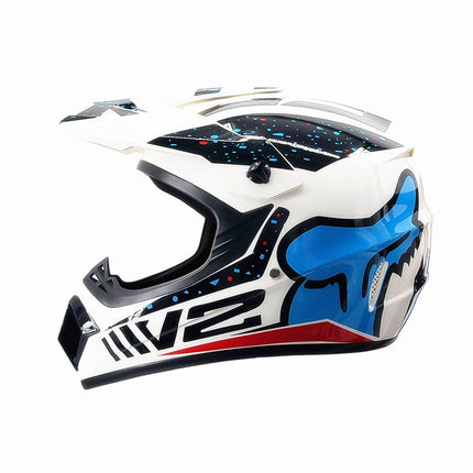 Full Face Motorcycle Helmets, Dirt Bike Helmet with Visor, Off Road Motocross Helmet, Motorcycle Gear for Trail Riding