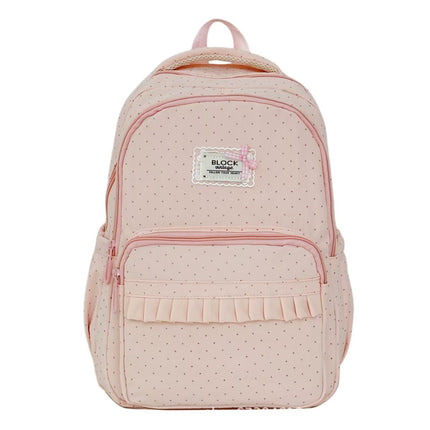 School Backpacks, Stylish Polka Dot Backpack – image 4