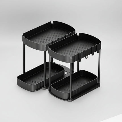 Under Sink Organizer Set with Pull-Out Drawers | Space-Saving Storage Solution for Kitchen and Bathroom