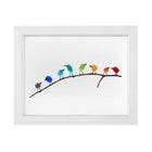 Wall Art for Bedroom, Sea Glass Art with Driftwood Bird Design, Coastal Wall Decor and Beach Decor for Living Room_06