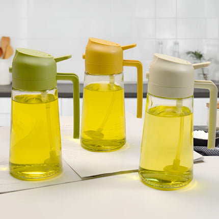 Glass Oil Sprayer Dispenser with Refillable Design | Easy Control for Cooking Oil and Salad Dressing
