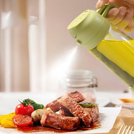Glass Oil Sprayer Dispenser with Refillable Design | Easy Control for Cooking Oil and Salad Dressing