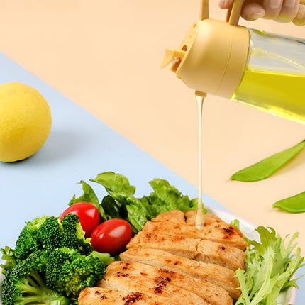 Glass Oil Sprayer Dispenser with Refillable Design | Easy Control for Cooking Oil and Salad Dressing