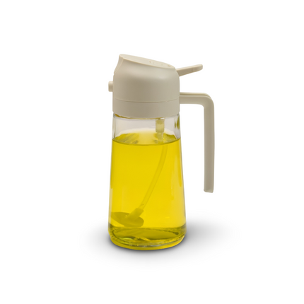 Glass Oil Sprayer Dispenser with Refillable Design | Easy Control for Cooking Oil and Salad Dressing