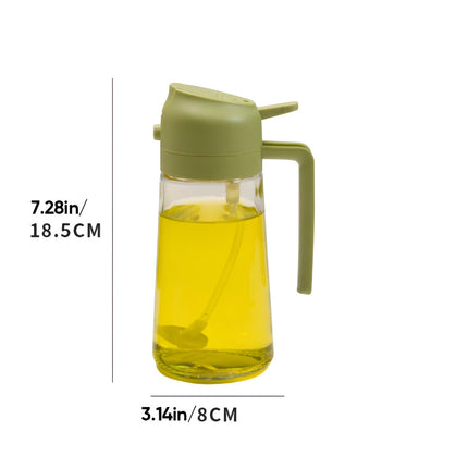 Glass Oil Sprayer Dispenser with Refillable Design | Easy Control for Cooking Oil and Salad Dressing