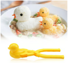Onigiri Molds, Sushi Maker Set for Rice Balls and Nigiri, Cute Rice Mold for Kids Bento Lunch, Sushi Making Kit