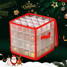 Ornament Storage Box for Christmas Decorations, Plastic Storage Box for Ornaments, Under Bed Storage Containers_00