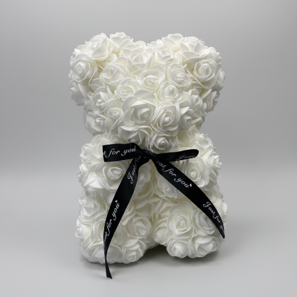 Rose Bear Gift Decoration with Charming Flower Design | Lasting Keepsake for Mother’s Day and Special Occasions