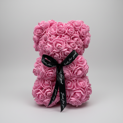 Rose Bear Gift Decoration with Charming Flower Design | Lasting Keepsake for Mother’s Day and Special Occasions