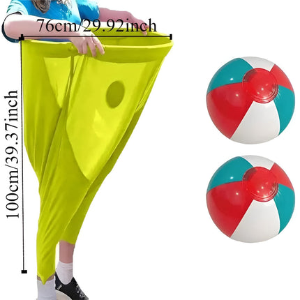 Catching Ball Game Set with Oversized Trousers | Active Outdoor Fun for Family Gatherings