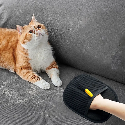 Pet Hair Remover Glove for Quick Cleaning | Reusable Design for Furniture, Clothing, and Pet Grooming