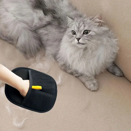 Pet Hair Remover Glove for Quick Cleaning | Reusable Design for Furniture, Clothing, and Pet Grooming