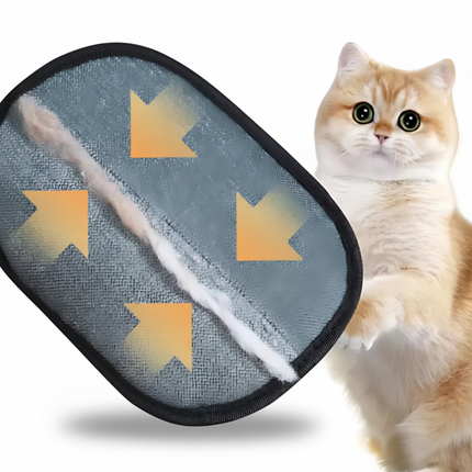 Pet Hair Remover Glove for Quick Cleaning | Reusable Design for Furniture, Clothing, and Pet Grooming
