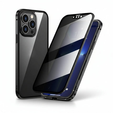 Privacy Phone Case with 360-Degree Tempered Glass Protection | Anti-Spy Screen for Full-Device Safety