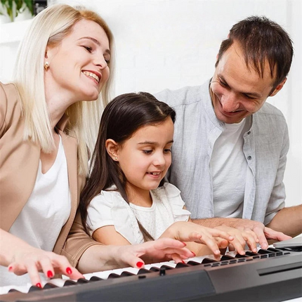 Piano Keyboard Stickers with Removable Silicone Labels | Easy Note Recognition for Faster Learning