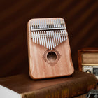 Kalimba Thumb Piano 17 Key, Mahogany Wood Mbira Finger Piano with Engraved Keys, Kalimba Instrument for Beginners_00