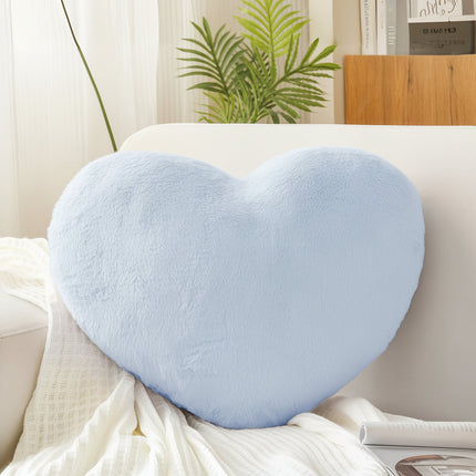 Heart Shaped Plush Throw Pillow for Cozy Home Decor | Soft and Machine Washable Cushion for Beds and Sofas