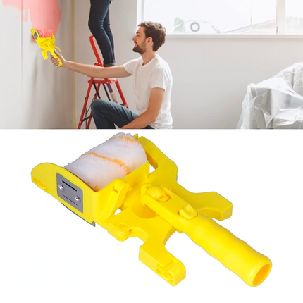Precision Roller Brush for Textured Walls with Ergonomic Grip | Clean Edges for Flawless Home Painting