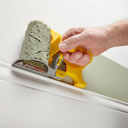 Paint Roller Edger Tool with Built-In Guide for Clean Edges | Faster Painting for Walls and Trim