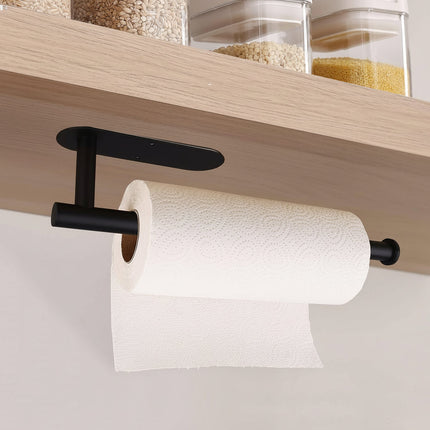 Paper Towel Holder Under Cabinet with Durable Stainless Steel | Space-Saving Kitchen Storage Solution for Easy Access