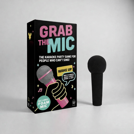 Karaoke Card Game with Foam Microphone | Fun Singing Challenge for Parties and Family Gatherings