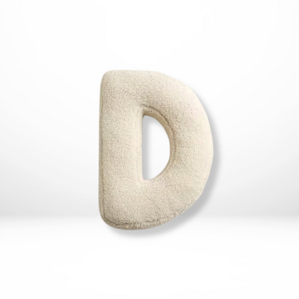 Alphabet Letter Velvet Throw Pillow with Customizable Design | Stylish Cushion for Sofas, Chairs, and Beds