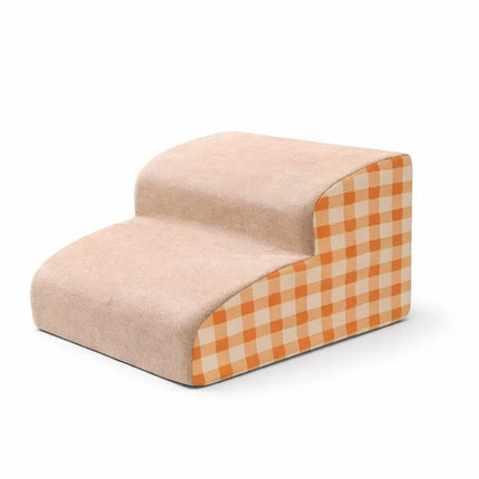 Pet Stairs with Non-Slip High-Density Foam | Cushioned Steps for Safe and Comfortable Climbing 0