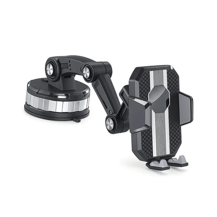 Car Phone Holder with Adjustable Suction Mount | Secure Dashboard Stand for Easy Navigation and Calls