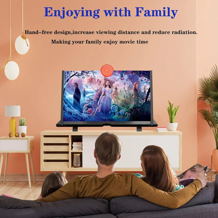 Phone Screen Magnifier 12 Inch Foldable with 3-5x Enlarged View | Battery-Free Display Enhancer for Movies and Gaming 4