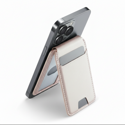 Magnetic Phone Wallet with Smart Tracking & Adjustable Stand | RFID-Blocked Card Holder for Everyday Organization