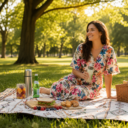 Portable Camping Blanket with Foldable Design | Lightweight Outdoor Blanket for Picnics and Travel