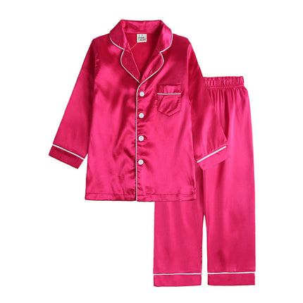 Kids Pajama Set with Button Top and Elastic Waist Pants | Comfortable Sleepwear for Bedtime and Lounging