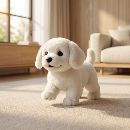 Interactive Plush Dog Toy with Realistic Movements | Soft and Portable Puppy for Engaging Play and Emotional Bonding