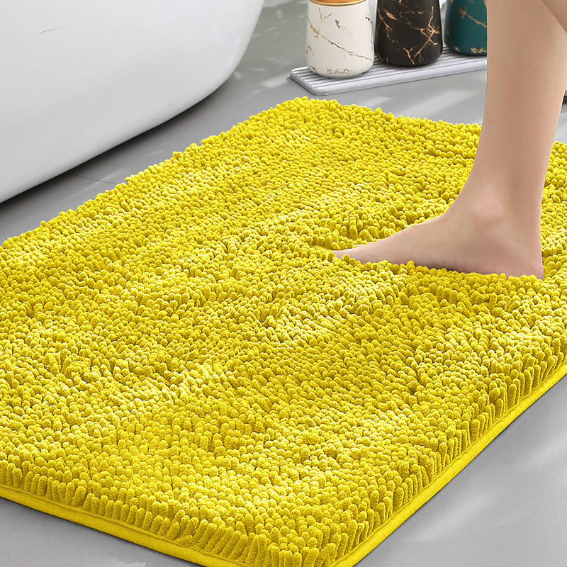 Plush Chenille Bath Mat | Non-Slip Absorbent Bathroom Rug for Comfort 11