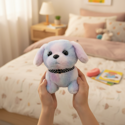 Interactive Plush Puppy Toy that Walks & Barks | Engaging Battery-Powered Play for Kids