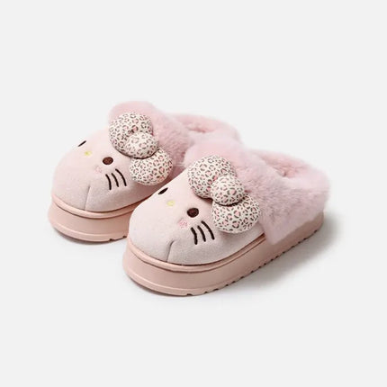 Plush Winter Slippers for Women with Faux-Fur Cuff | Lightweight EVA Support for Cozy Indoor Comfort 0