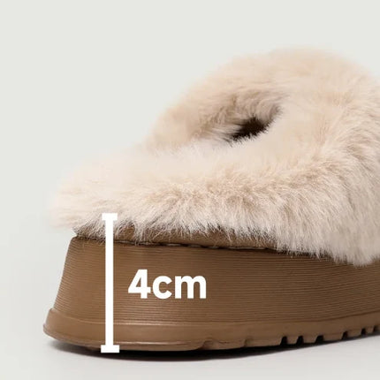 Plush Winter Slippers for Women with Faux-Fur Cuff | Lightweight EVA Support for Cozy Indoor Comfort 6