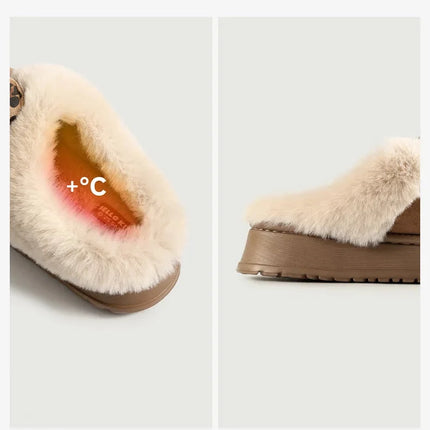Plush Winter Slippers for Women with Faux-Fur Cuff | Lightweight EVA Support for Cozy Indoor Comfort 8