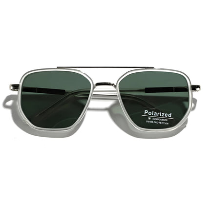 Polarized Sunglasses Retro Square with UV400 Protection | Stylish Glare Reduction for Everyday Wear and Outdoor Activities