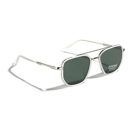 Polarized Sunglasses Retro Square with UV400 Protection | Stylish Glare Reduction for Everyday Wear and Outdoor Activities