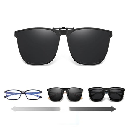 Polarized Clip-On Sunglasses with UV Protection | Foldable Design for Glare-Free Vision on Bright Days