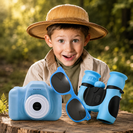 Kids Polarized Sunglasses with UV Protection and Flexible Frame | Lightweight Wraparound Design for Ultimate Comfort