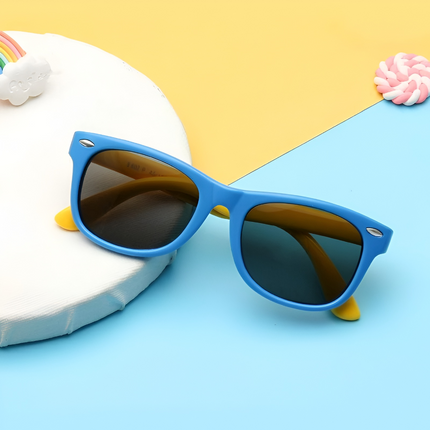 Kids Polarized Sunglasses with UV Protection and Flexible Frame | Lightweight Wraparound Design for Ultimate Comfort