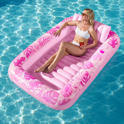 Inflatable Pool Float Lounge Mattress for Outdoor Relaxation | Spacious & Portable for Beach and Camping