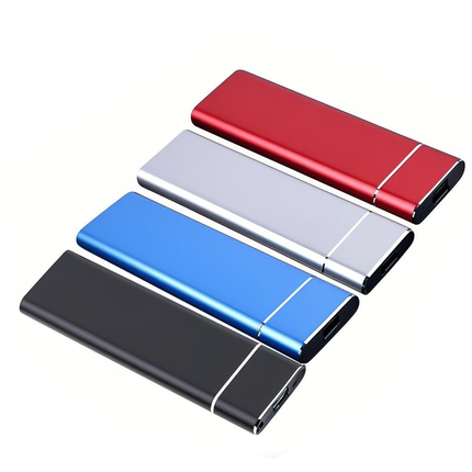 Portable External Hard Drive 500GB with USB-C Connection | Ultra Thin Design for Fast File Storage and Backup