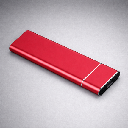 Portable External Hard Drive 500GB with USB-C Connection | Ultra Thin Design for Fast File Storage and Backup